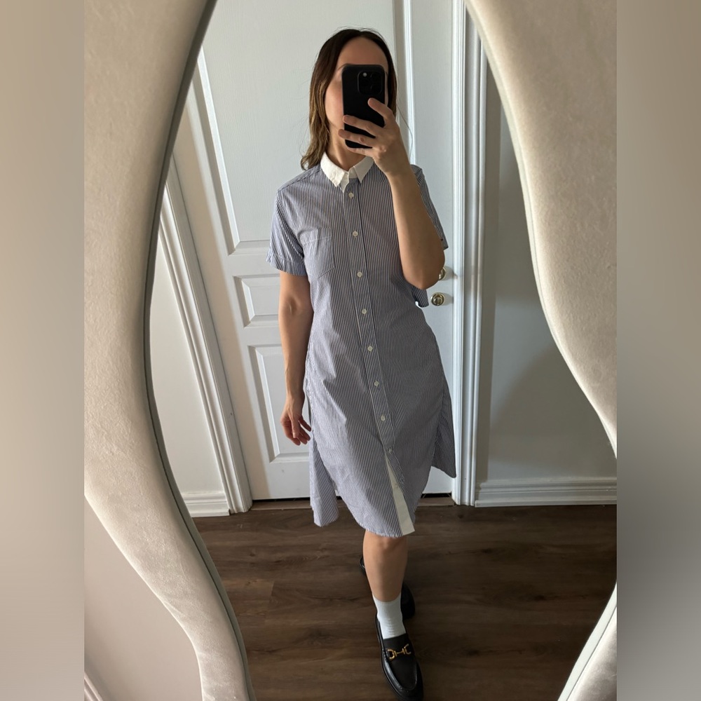 Sacai Poplin Shirt Dress